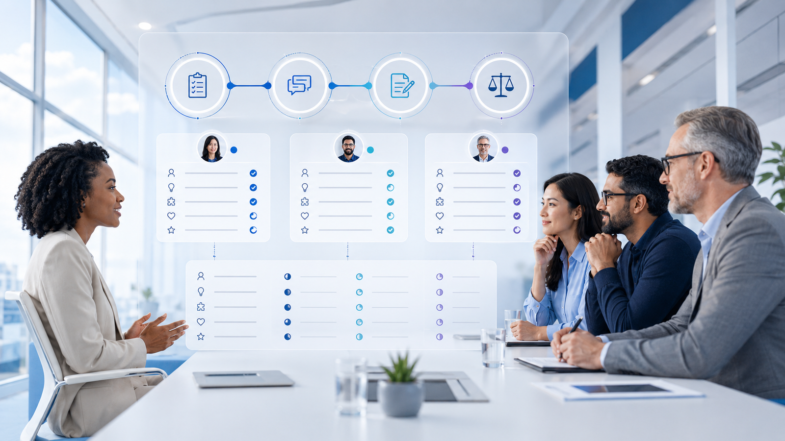 Structured interviews, fair decisions